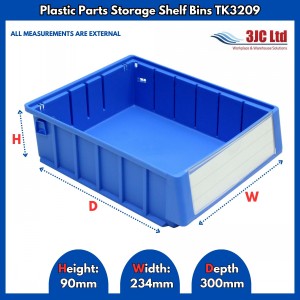 Plastic Parts Shelf Bins TK3209